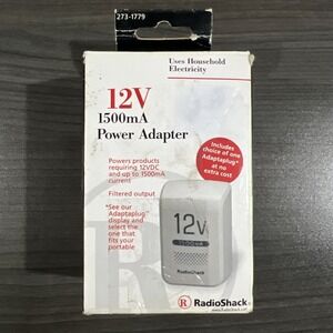 Radio Shack 12 Volt 1500mA Power Adapter Type 273-1779‎